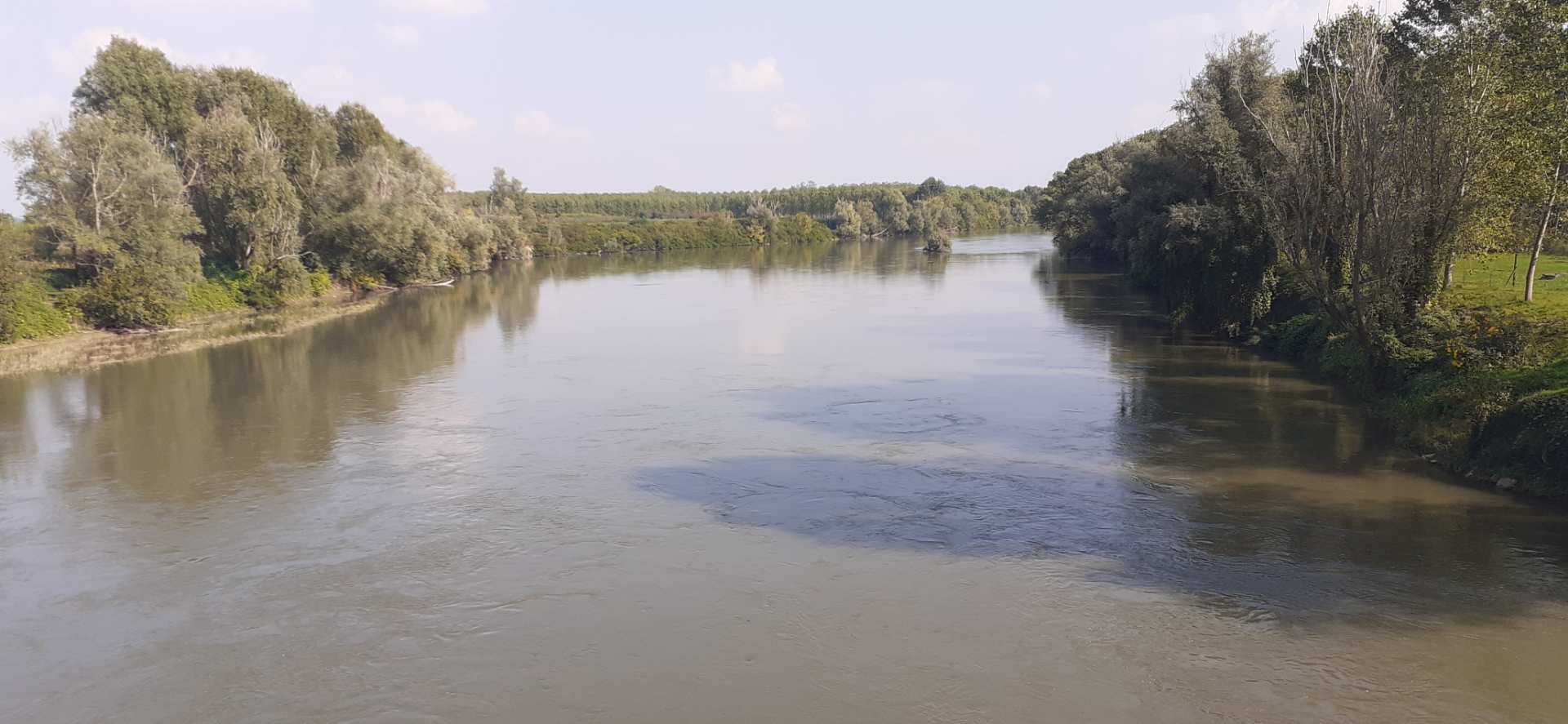 Ponte sull'Oglio tra Acquanegra e Calvatone