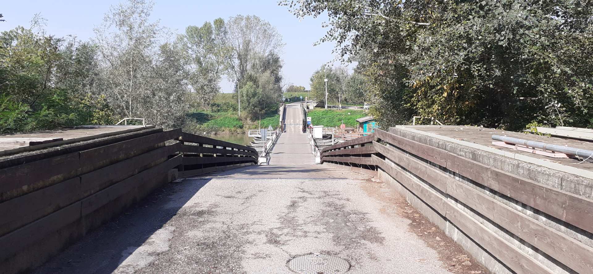 Ponte su barche di Torre d'Oglio