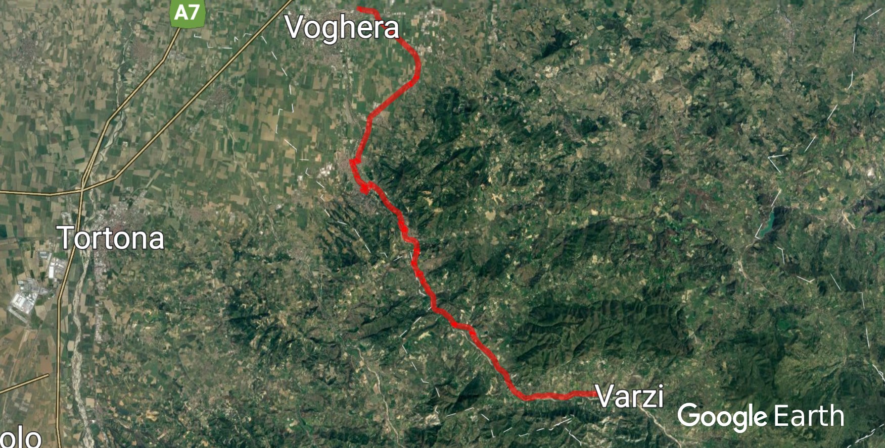 ciclabile ex ferrovia Voghera-Varzi