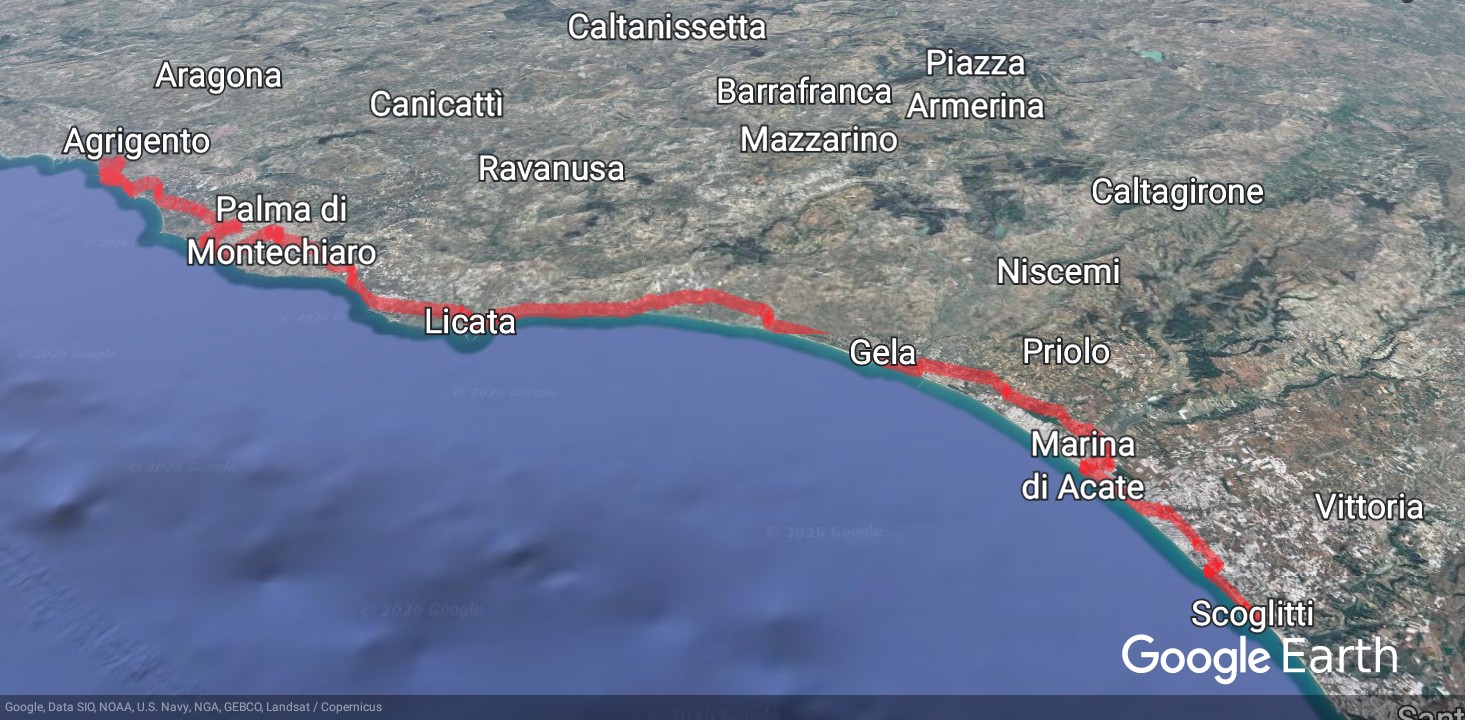 Sicilia in bici lungo la costa