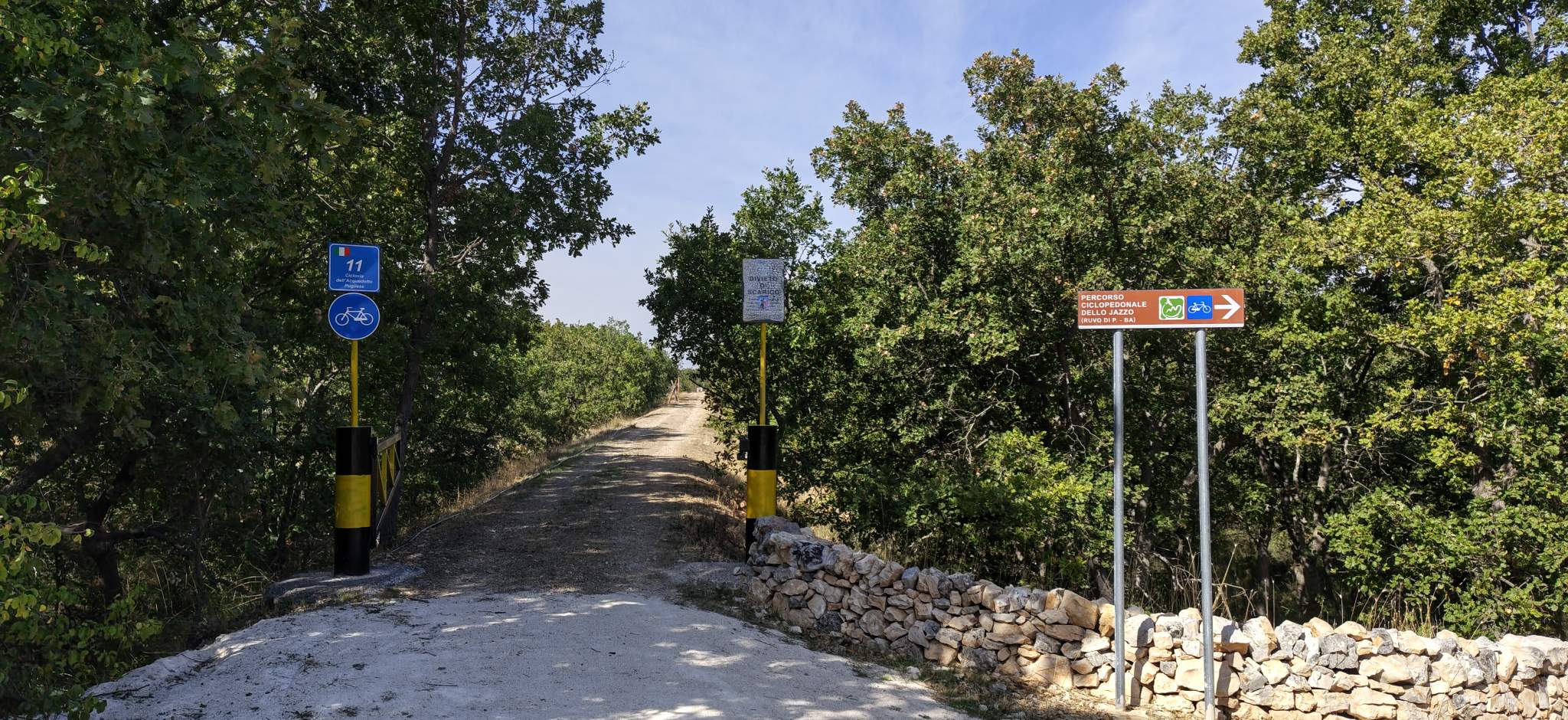Ciclovia dell'acqua: Foresta di Scoparella